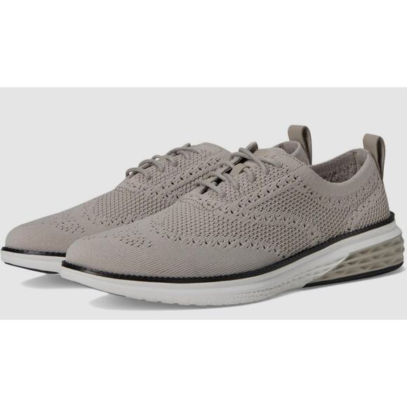 New Cole Haan Men 9 M Grand Hurrion Stitchlite Wingtip Oxford Dove Paloma Grey 2 main image 7